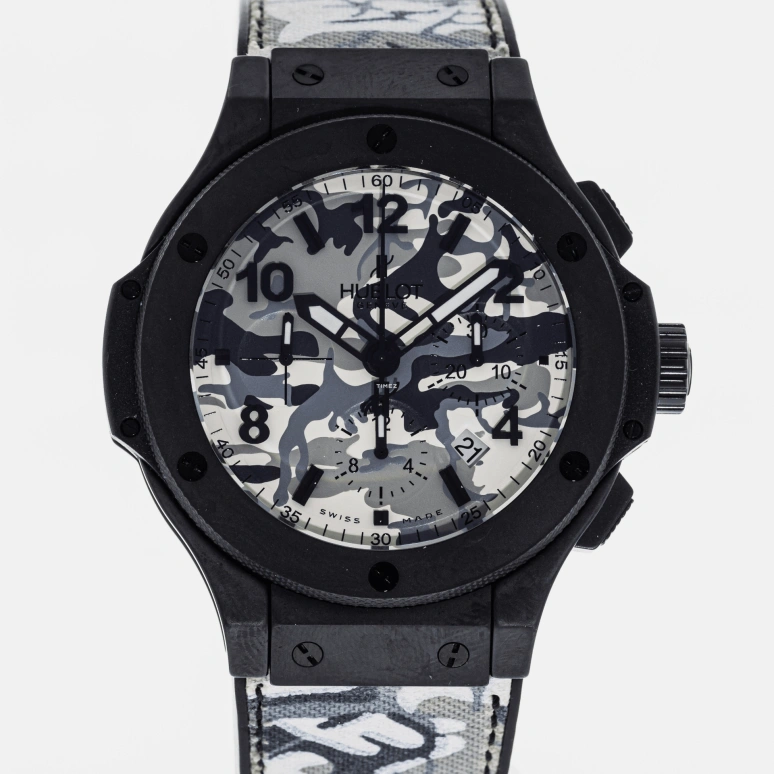 Hublot,Big Bang 44mm,44mm,Ceramic,Titanium Gold,Multi-Color,Automatic,Chronograph,Day,301,301.CI.8810.NR