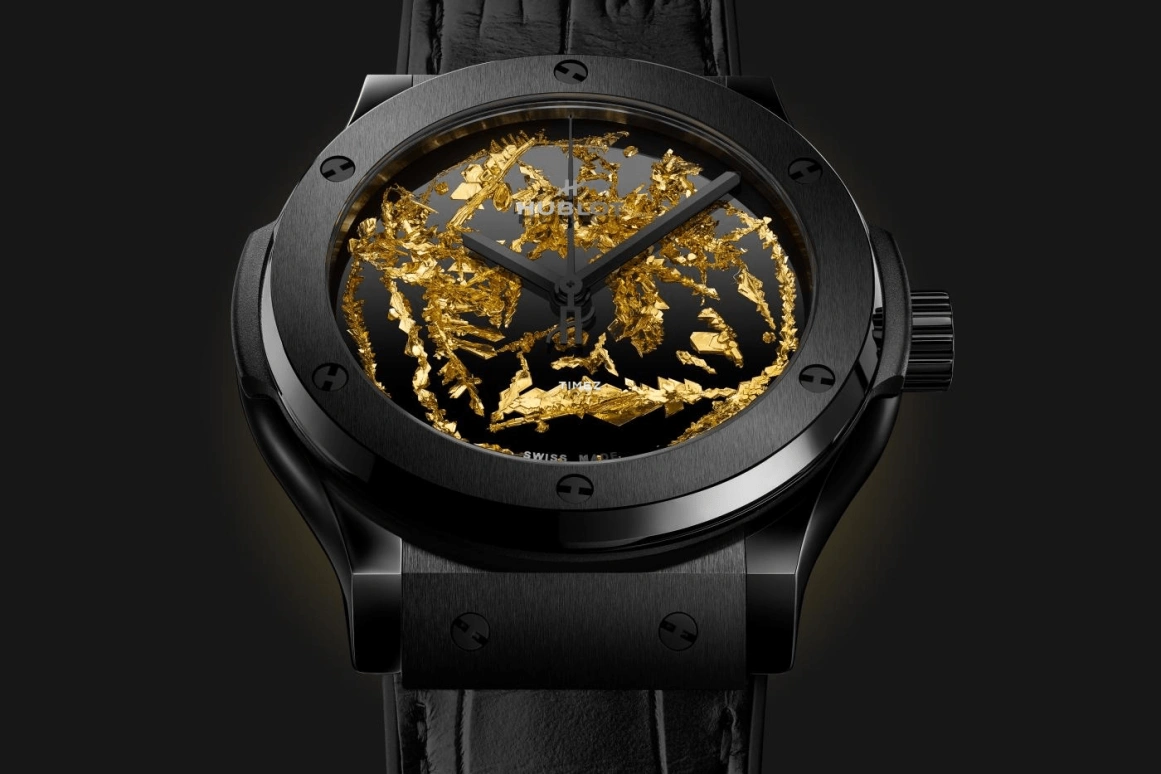 Hublot,Classic Fusion 42mm,42mm,Ceramic,Black,Gold,Sapphire,Round,Black,542,542.CX.0660.LR
