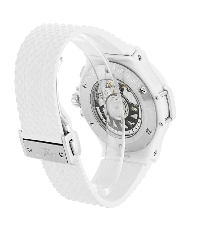 Hublot,Big Bang 41mm,41mm,Ceramic,White,Automatic,Chronograph,Day,341,341.CH.230.RW