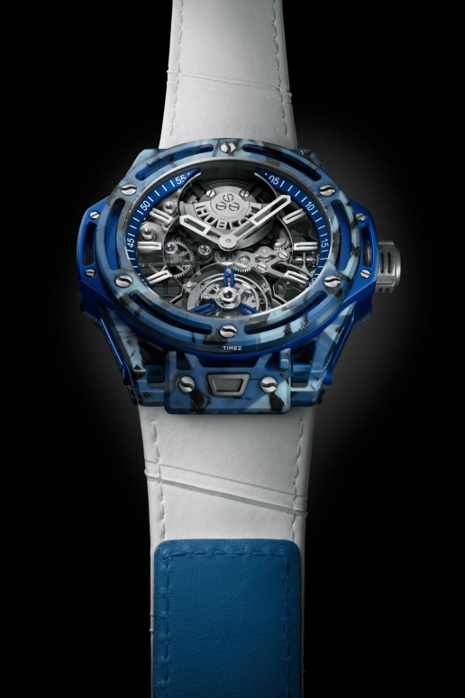Hublot,Big Bang 44mm,44mm,Composite,Blue,Automatic,Tourbillon,72hours,429,429.QKB.0120.NR.DJO26