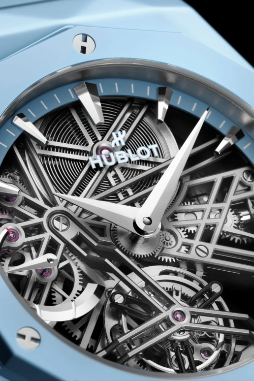 Hublot,Classic Fusion 45mm,45mm,Ceramic,Skeleton,Handwound,Power Reserve Indicator,Tourbillon,505,505.ES.5129.RX.ORL24