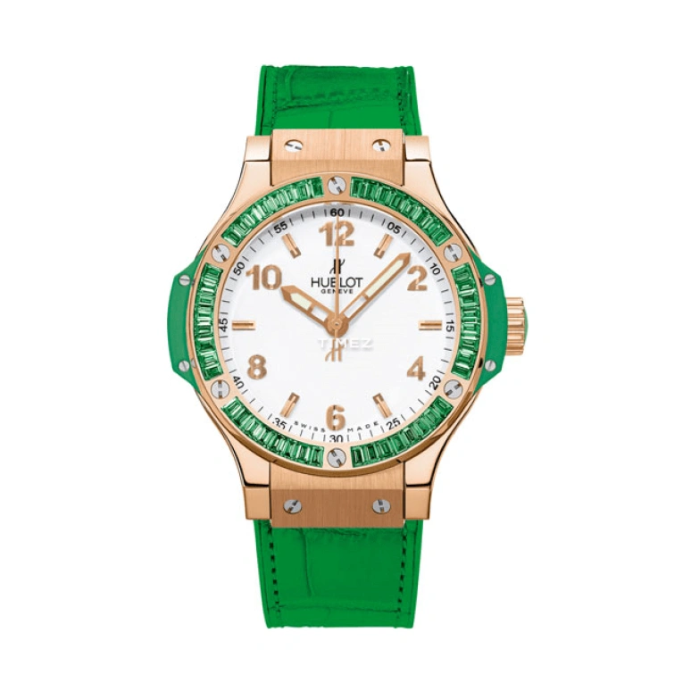Hublot,Big Bang 38mm,38mm,Rose Gold,White,Quartz,Sapphire,Crystal Glass,Round,361,361.PG.2010.LR.1992