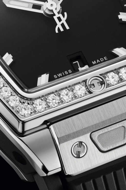 Hublot,Spirit of Big Bang 32mm,32mm,Stainless Steel,Black,Day,Sapphire,Rectangular,682,682.SX.1170.RX.1204