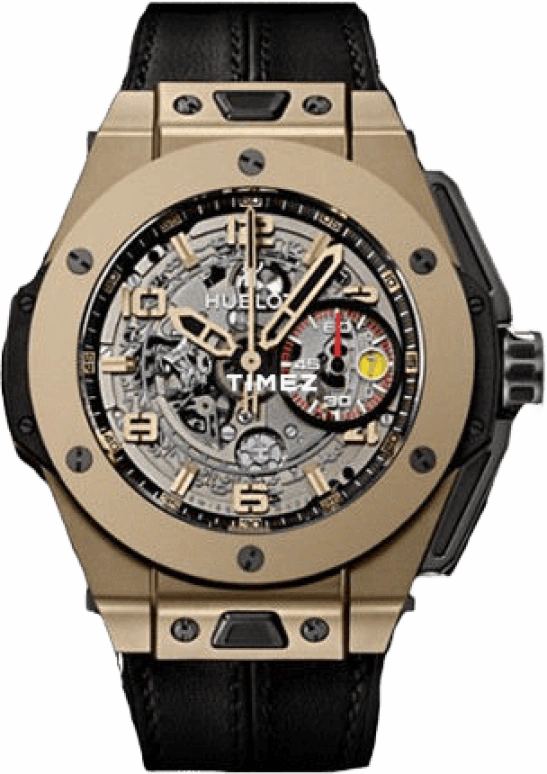 Hublot,Classic Fusion 45mm,45mm,Magic Gold,Black,Skeleton,Automatic,Chronograph,Day,401,401.MX.0123.GR