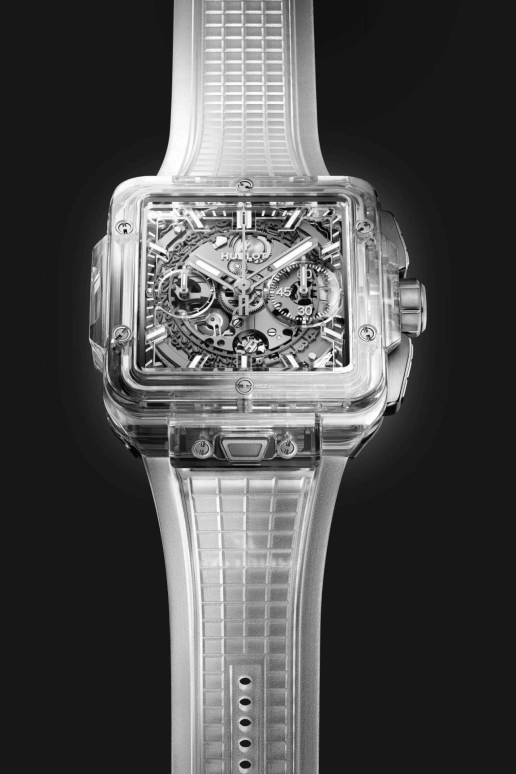 Hublot,Square Bang 42mm,42mm,Sapphire,Skeleton,Chronograph,Day,Flyback,Kylian Mbappé,821,821.JX.0120.RT