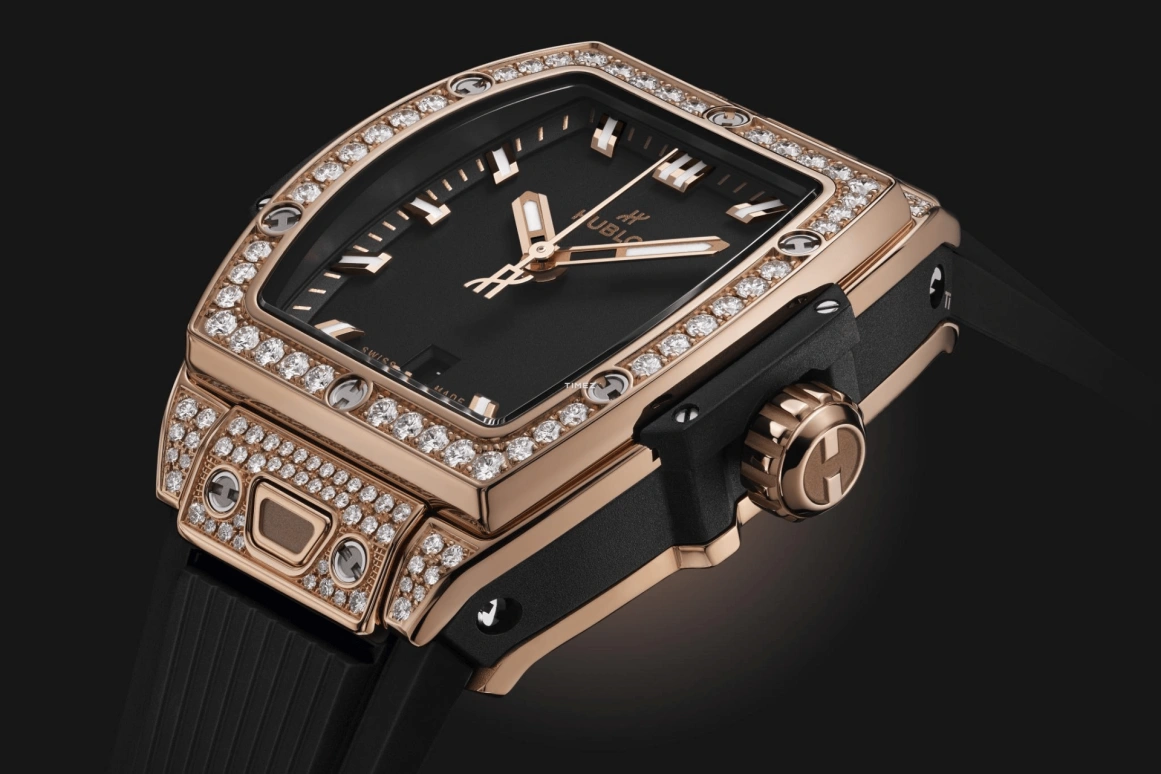 Hublot,Spirit of Big Bang 32mm,32mm,KING GOLD,Black,Day,Sapphire,Rectangular,682,682.OX.1180.RX.1604
