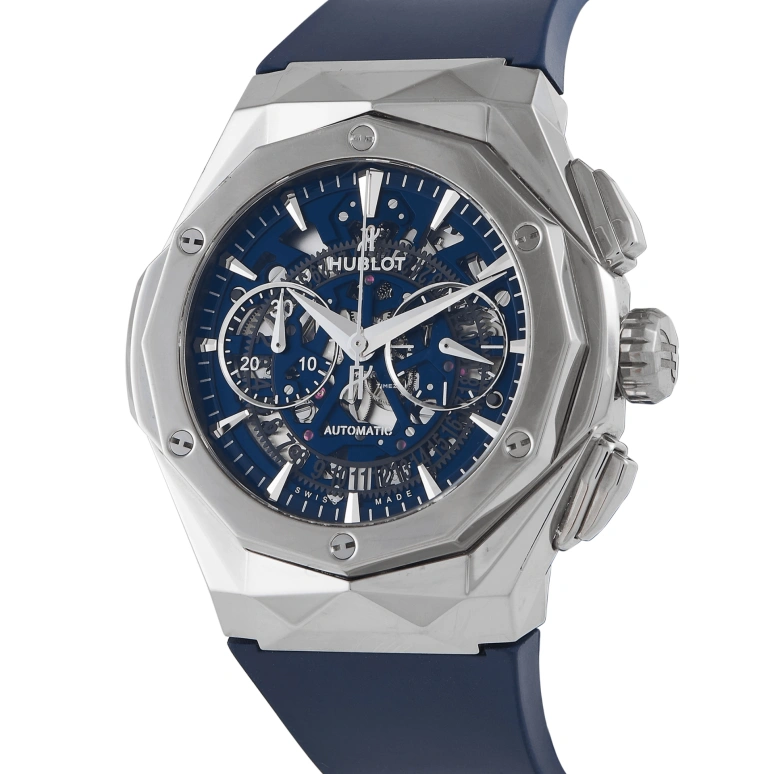 Hublot,Classic Fusion 45mm,45mm,Titanium Gold,Skeleton,Automatic,Chronograph,Day,525,525.NX.5170.RX.ORL21