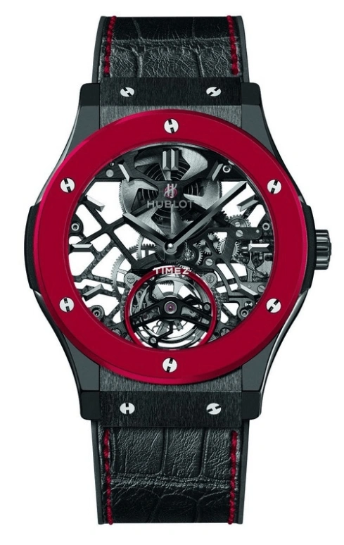 Hublot,Classic Fusion 45mm,45mm,Ceramic,Skeleton,Automatic,Tourbillon,120hours,505,505.CI.0140.LR. OWM13