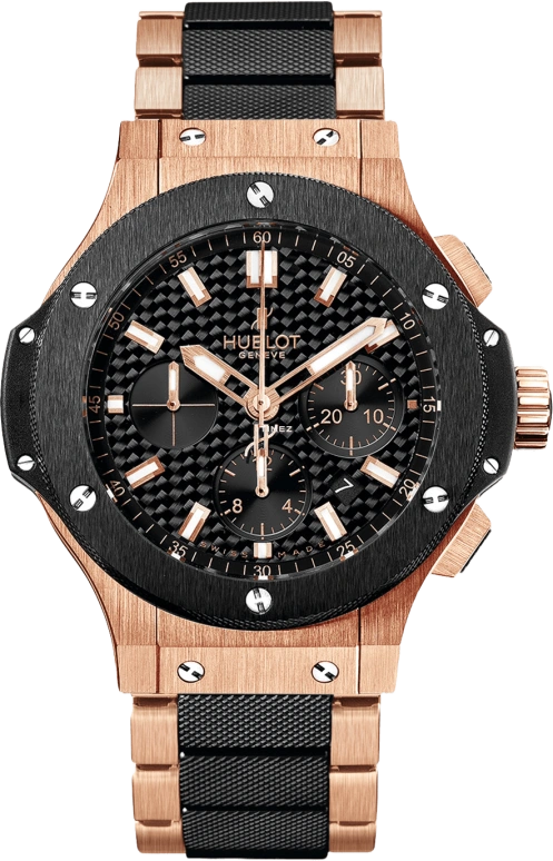 Hublot,Big Bang 44mm,44mm,Rose Gold,Black,Automatic,42hours,In-house Caliber,301,301.PM.1780.PM