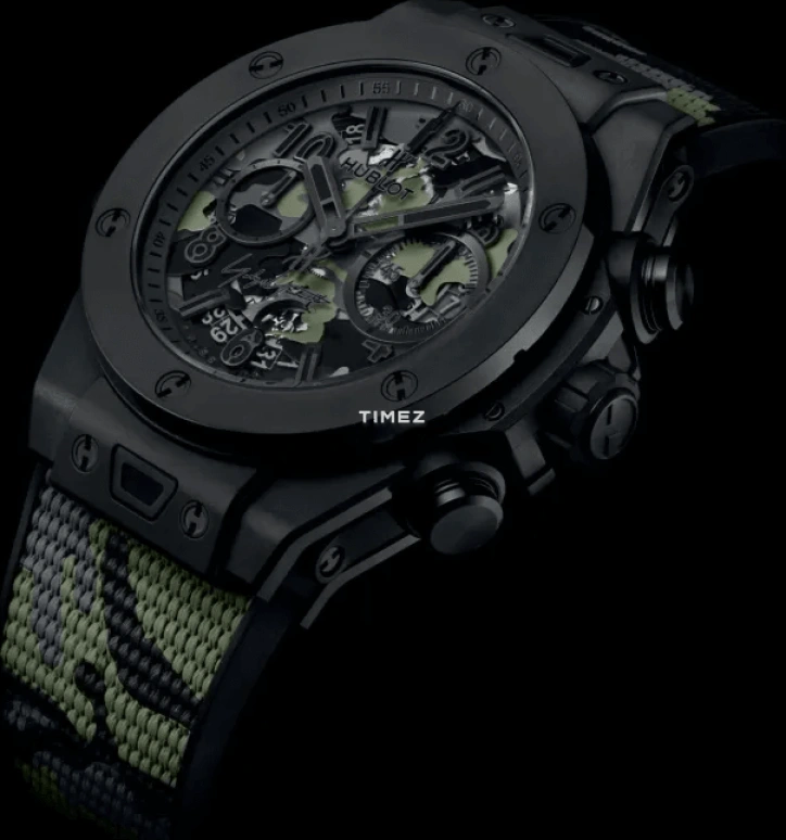 Hublot,Big Bang 45mm,45mm,Ceramic,Black,Green,Skeleton,Automatic,Chronograph,Day,Flyback,Retrograde,72hours,In-house Caliber,411,411.CI.0114.RX.YOY20