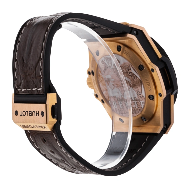 Hublot,King Power 48mm,48mm,Rose Gold,Coffee,Brown,Automatic,Chronograph,Day,703,703.OX.3113.HR.OPX12