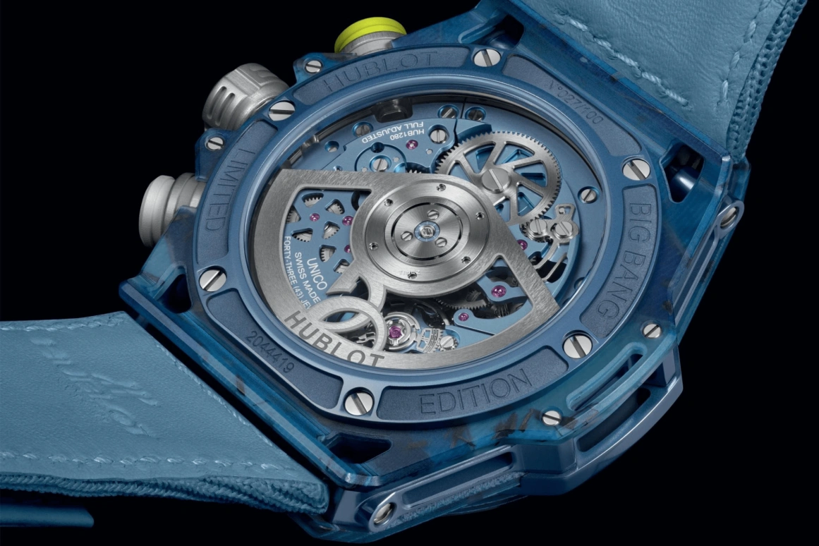 Hublot,Big Bang 42mm,42mm,Composite,Blue,Automatic,Chronograph,Day,Novak Djokovic,441,441.QKB.5120.NR.DJO24