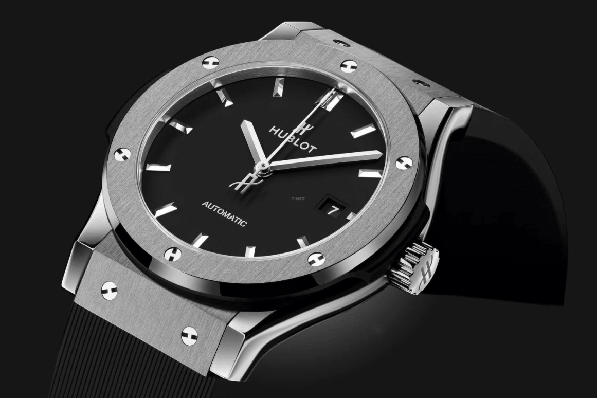 Hublot,Classic Fusion 42mm,42mm,Titanium Gold,Black,Automatic,42hours,In-house Caliber,542,542.NX.1171.RX