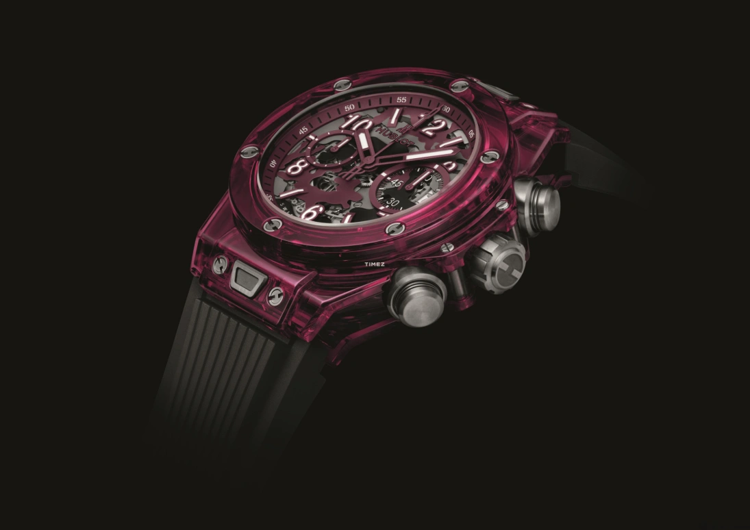 Hublot,Big Bang 45mm,45mm,Sapphire,Skeleton,Purple,Automatic,Chronograph,Flyback,Retrograde,411,411.JR.0190.RX.CAM22