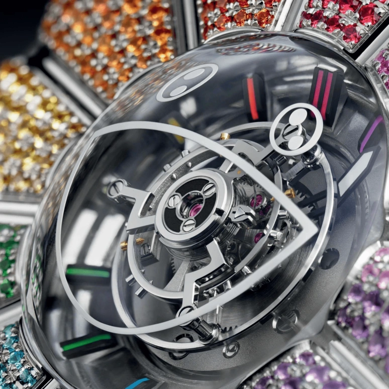 Hublot,MP 42mm,42mm,Sapphire,Skeleton,Handwound,150hours,In-house Caliber,915,915.JX.4802.RT.1199