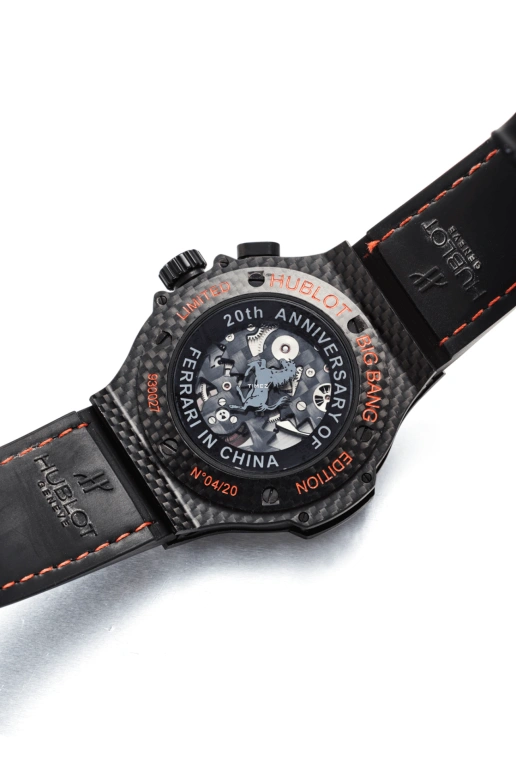 Hublot,Big Bang 44mm,44mm,Resin,Carbon,Black,Red,Automatic,Chronograph,Tourbillon,308,308.QX.1110.HR.SCF11