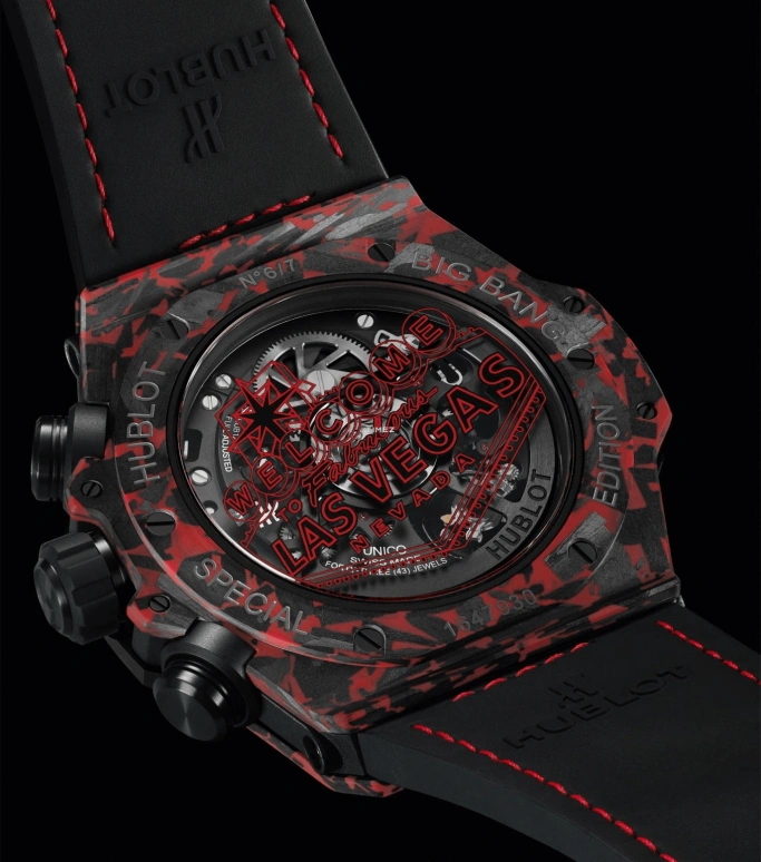 Hublot,Big Bang 44mm,44mm,Carbon,Black,Skeleton,Automatic,Chronograph,Day,Flyback,421,421.QV.1113.LR.1100.LVB23