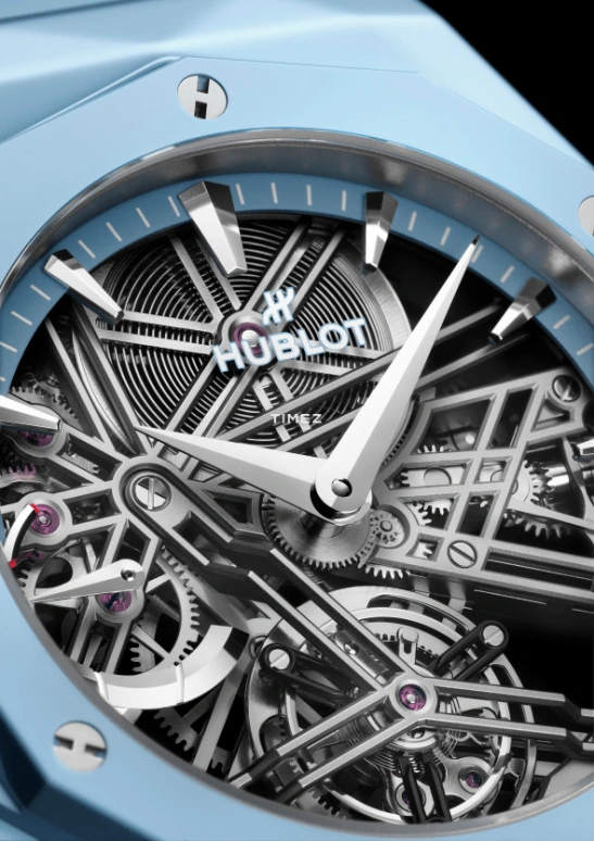Hublot,Classic Fusion 45mm,45mm,Ceramic,Skeleton,Handwound,Power Reserve Indicator,Tourbillon,505,505.ES.5129.RX.ORL23