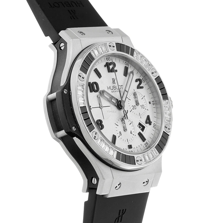 Hublot,Big Bang 44mm,44mm,Platinum,White,Automatic,Chronograph,Day,301,301.TI.450.RX.194