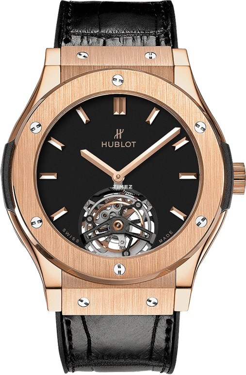 Hublot,Classic Fusion 45mm,45mm,Rose Gold,Black,Automatic,120hours,In-house Caliber,505,505.OX.1180.LR
