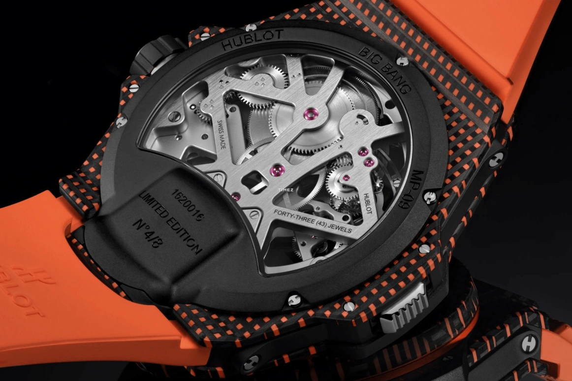 Hublot,MP 49mm,49mm,Carbon,Black,Power Reserve Indicator,Tourbillon,Sapphire,909,909.QDO.1120.RX