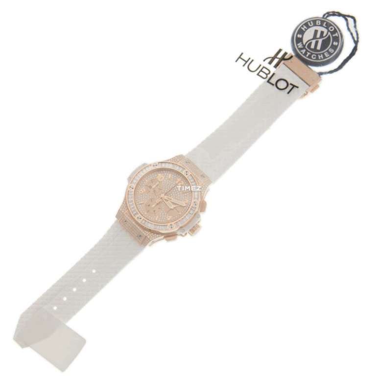 Hublot,Big Bang 41mm,41mm,Rose Gold,Silver,Automatic,Chronograph,Sapphire,Crystal Glass,341,341.PE.9010.RW.0904