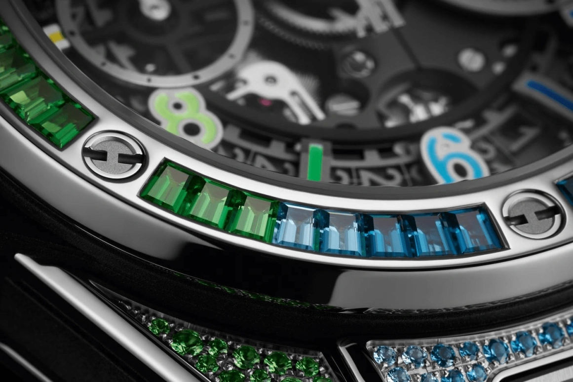 Hublot,Big Bang 42mm,42mm,Sapphire,White Gold,Crystal,Titanium Gold,Black,Automatic,72hours,In-house Caliber,Kylian Sanmi Mbappé Lottin,Kylian Mbappé,441,441.NX.1117.LR.0999