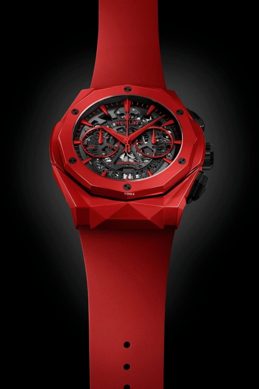 Hublot,Classic Fusion 45mm,45mm,Ceramic,Red,Black,Skeleton,Automatic,42hours,In-house Caliber,525,525.CF.0130.RX.ORL19