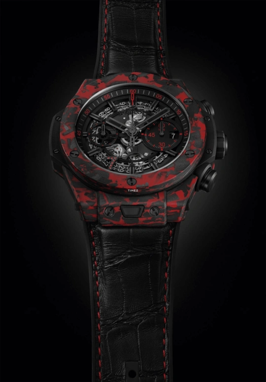 Hublot,Big Bang 44mm,44mm,Carbon,Black,Automatic,Chronograph,Day,Flyback,421,421.QV.1113.LR.LVB23