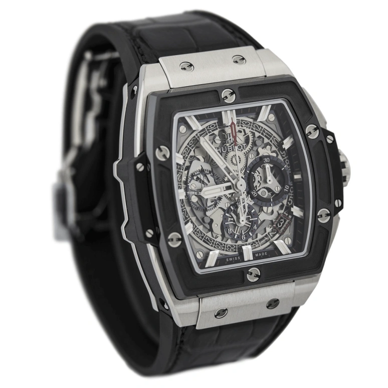 Hublot,Spirit of Big Bang 48x42mm,48x42mm,Titanium Gold,Skeleton,Automatic,Chronograph,Day,641,641.NM.0173.LR