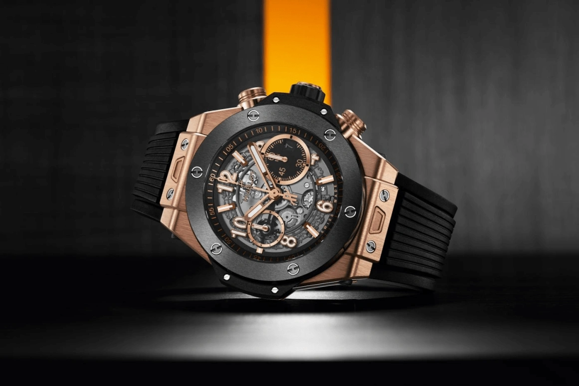 Hublot,Big Bang 44mm,44mm,KING GOLD,Black,Automatic,72hours,In-house Caliber,421,421.OM.1180.RX