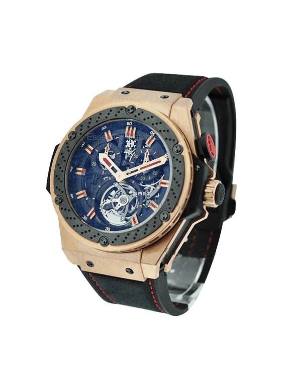 Hublot,King Power 48mm,48mm,Rose Gold,Black,Automatic,Chronograph,Day,Power Reserve Indicator,707,707.OM.1138.NR.FMO10
