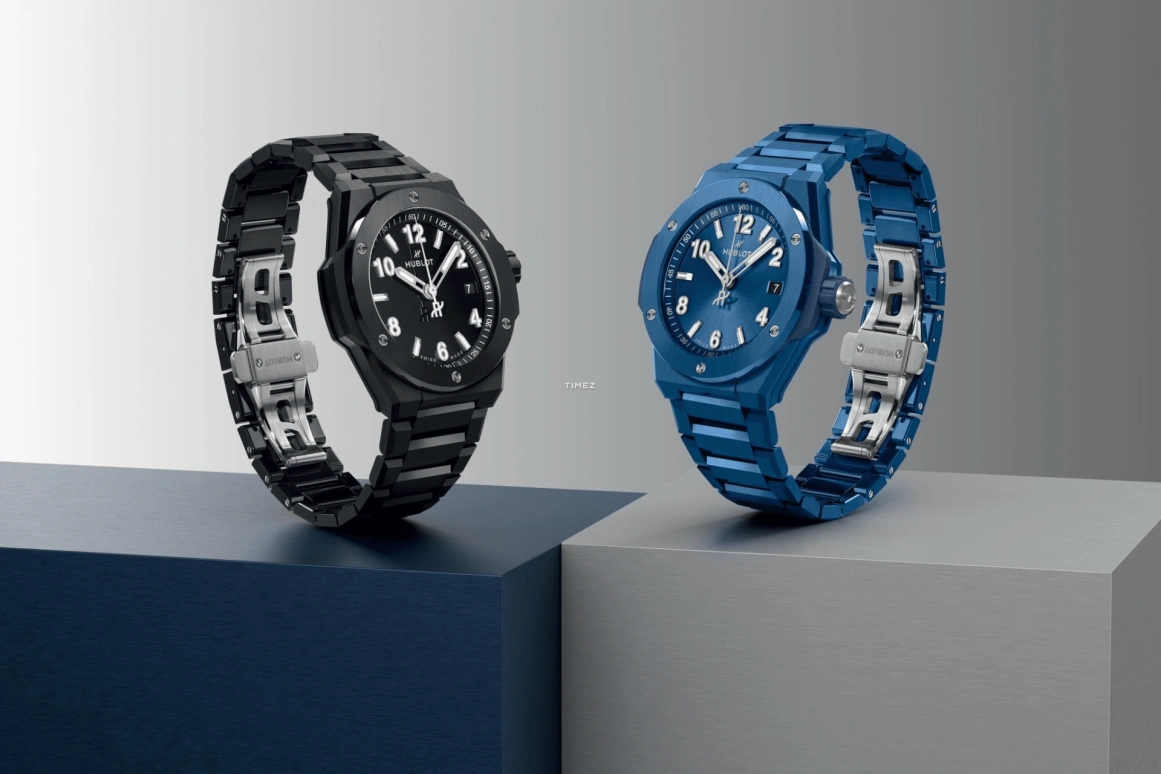 Hublot,Big Bang 38mm,38mm,Ceramic,Blue,Automatic,Day,48hours,457,457.EX.7170.EX