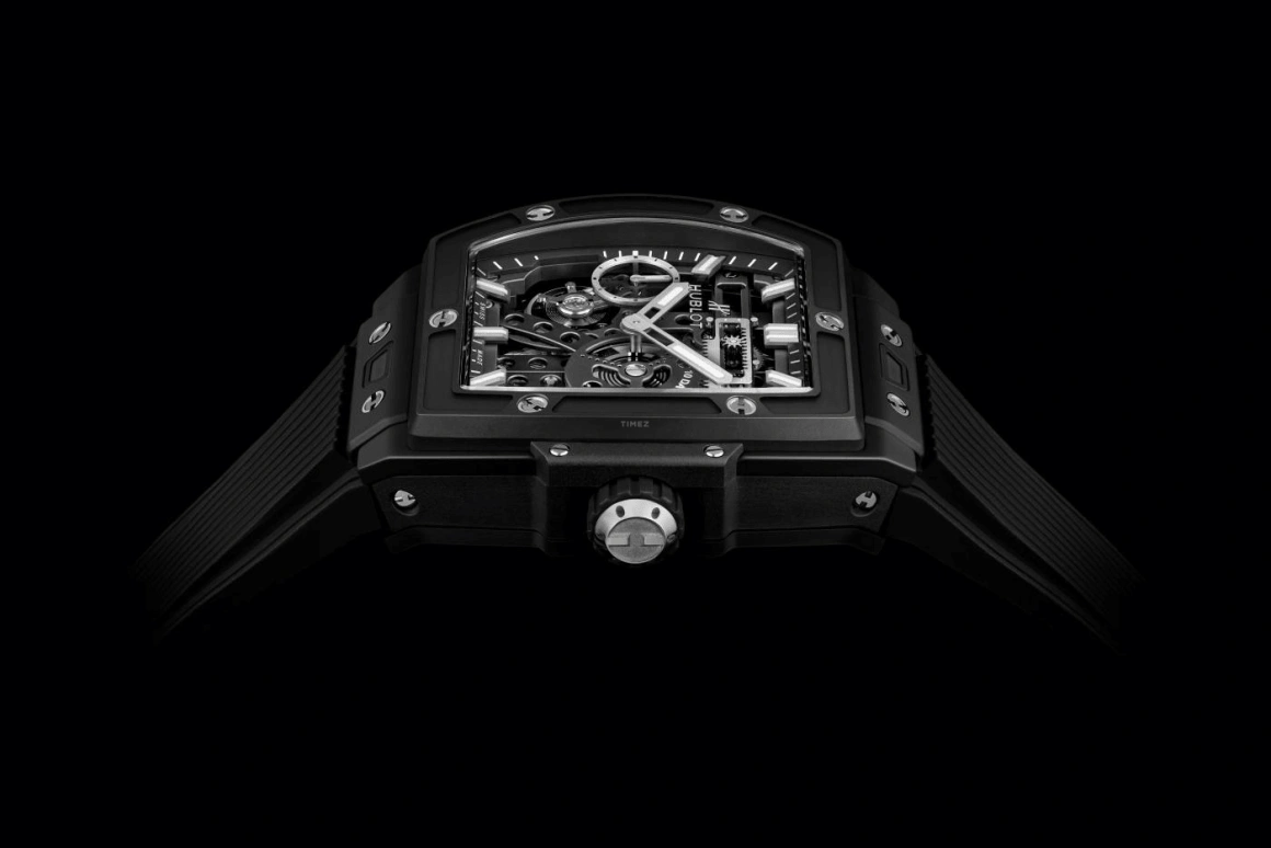 Hublot,Spirit of Big Bang 45mm,45mm,Ceramic,Black,Skeleton,Automatic,Power Reserve Indicator,240hours,614,614.CI.1170.RX