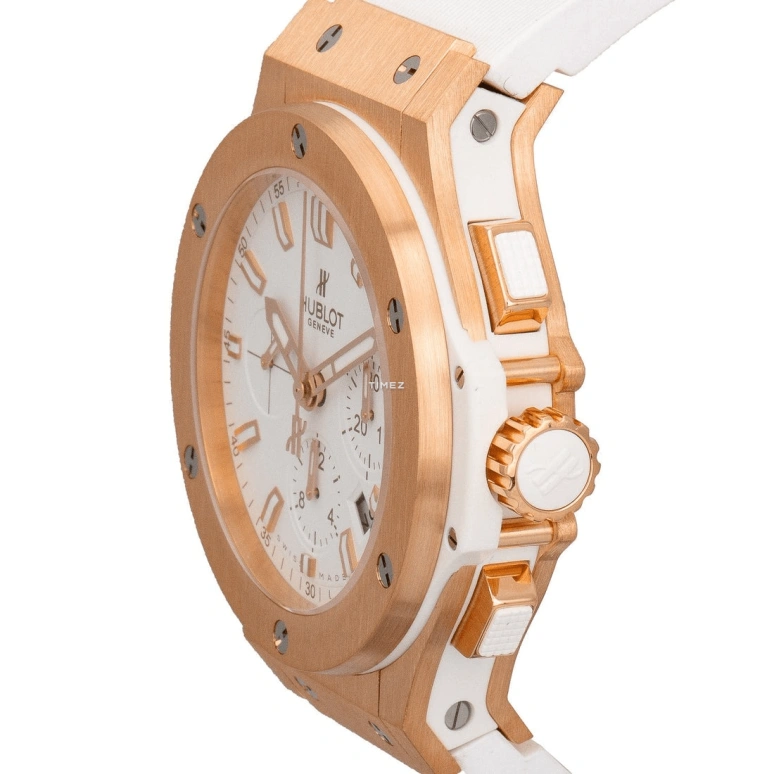 Hublot,Big Bang 44mm,44mm,Rose Gold,Titanium Gold,White,Automatic,Chronograph,Day,301,301.PE.2180.RW