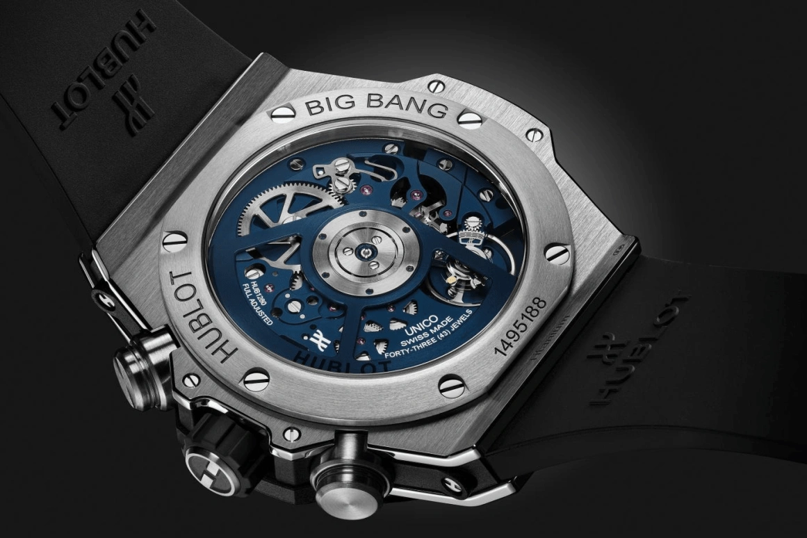 Hublot,Big Bang 42mm,42mm,Titanium Gold,Blue,Automatic,72hours,In-house Caliber,441,441.NX.5171.RX