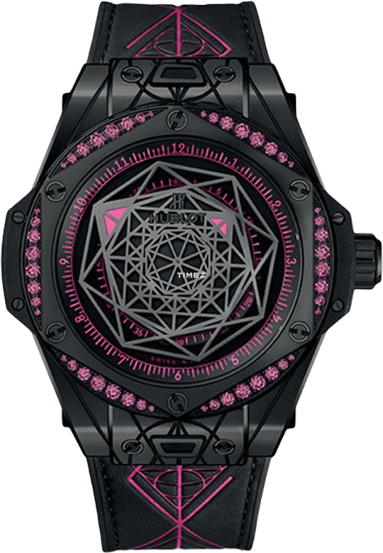 Hublot,Big Bang 39mm,39mm,Titanium,Sapphire,Ceramic,Black,Automatic,50hours,In-house Caliber,465,465.CS.1119.VR.1233.MXM18