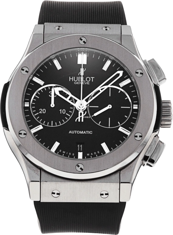 Hublot,Classic Fusion 45mm,45mm,Titanium Gold,Black,Automatic,42hours,In-house Caliber,521,521.NX.1170.NX