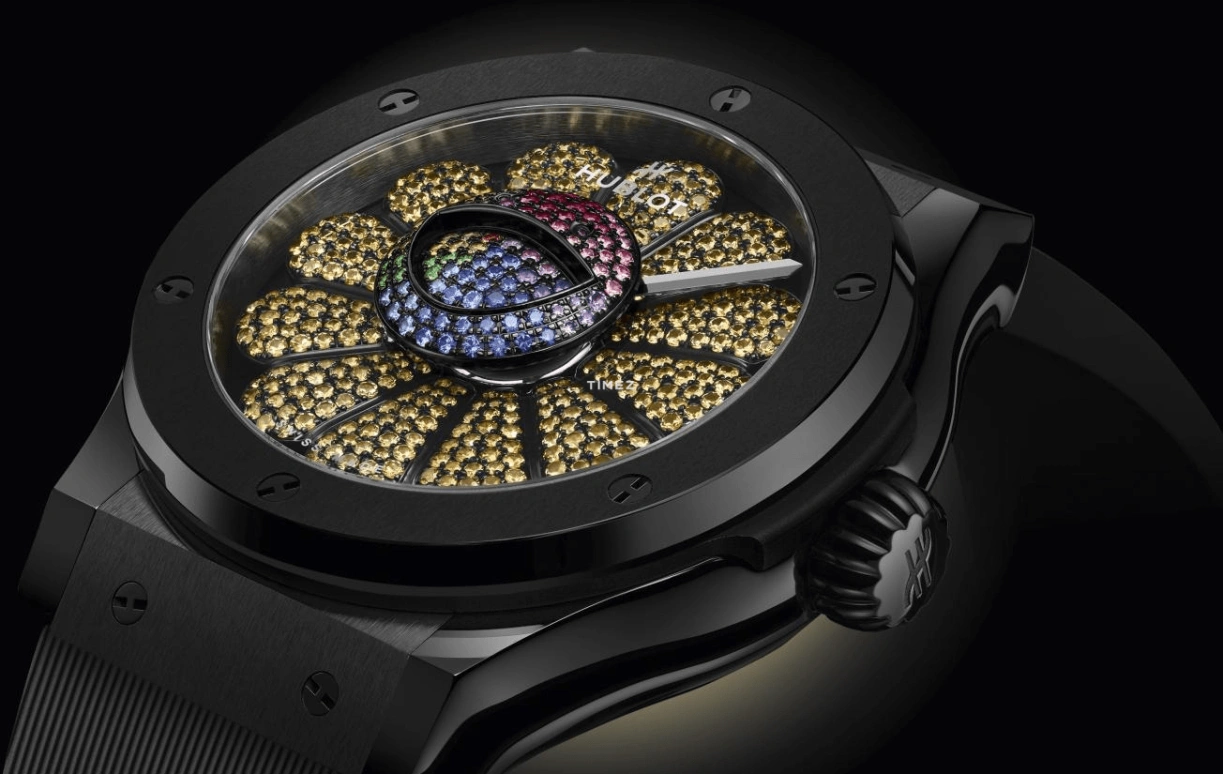 Hublot,Classic Fusion 45mm,45mm,Ceramic,Orange,Yellow,Multi-Color,Automatic,Sapphire,Round,507,507.CX.9012.RX.TAK23