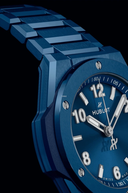 Hublot,Big Bang 38mm,38mm,Ceramic,Blue,Automatic,Day,48hours,457,457.EX.7170.EX