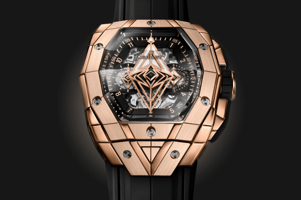 Hublot,Spirit of Big Bang 42mm,42mm,KING GOLD,Skeleton,Automatic,Chronograph,Day,648,648.OX.0108.RX.MXM23
