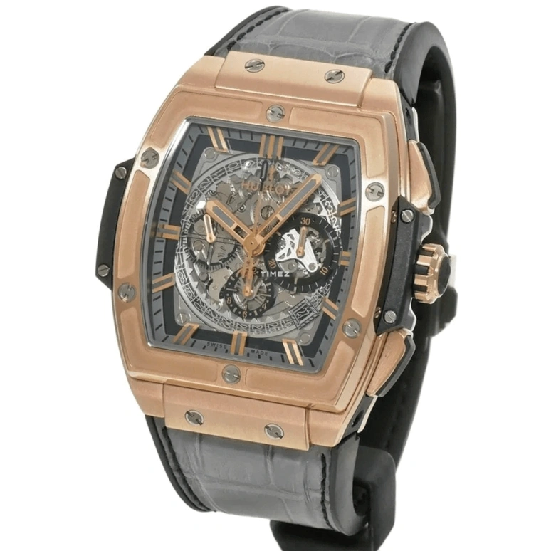Hublot,Big Bang 45mm,45mm,Rose Gold,Grey,Automatic,Chronograph,Day,601,601.OX.0148.LR