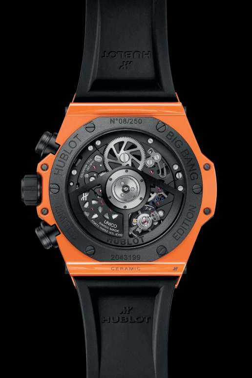 Hublot,Big Bang 42mm,42mm,Ceramic,Black,Automatic,Chronograph,Day,Flyback,Column Wheel,72hours,In-house Caliber,441,441.CU.5910.RX