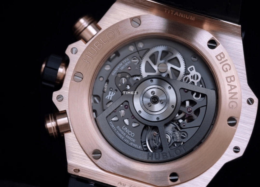 Hublot,Big Bang 44mm,44mm,KING GOLD,Skeleton,Black,Automatic,Chronograph,Flyback,Retrograde,421,421.OX.1118.LR.0999