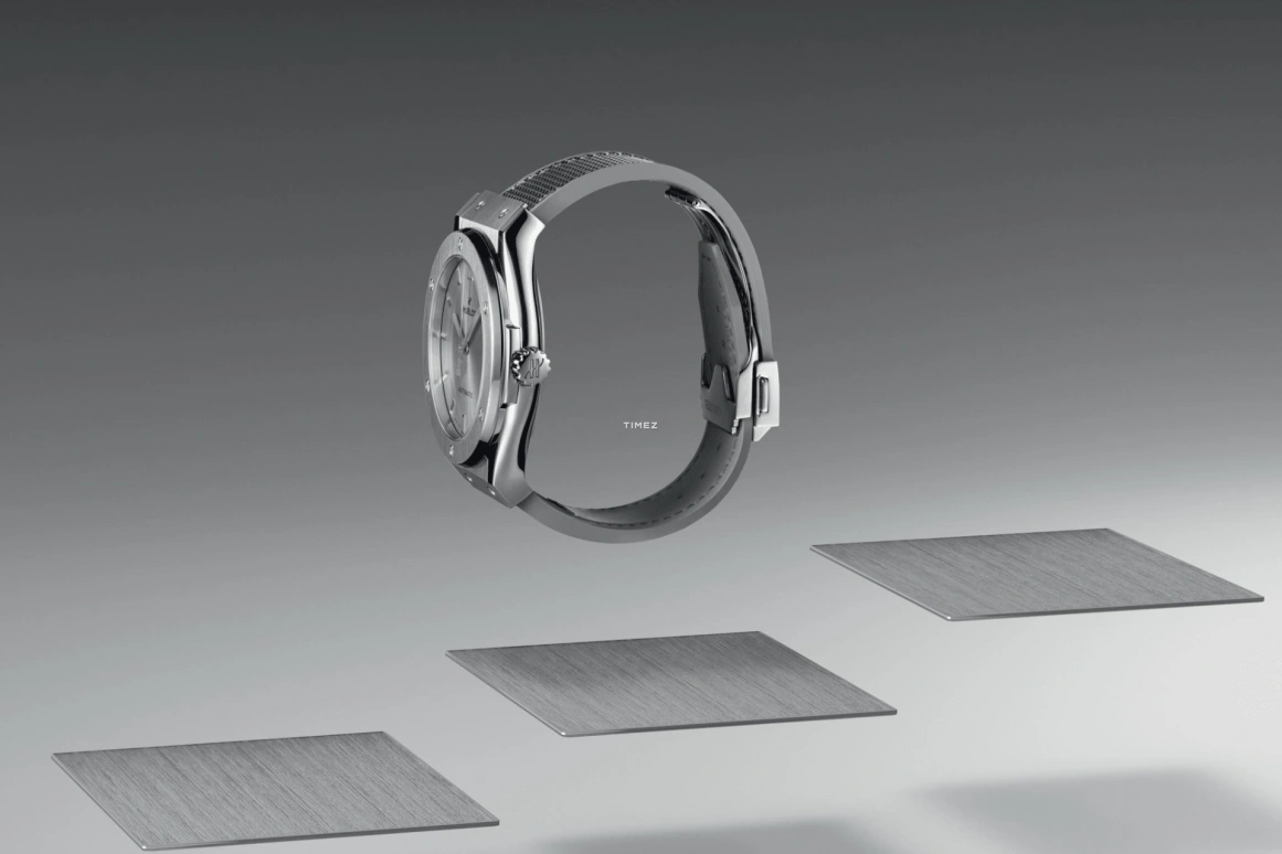 Hublot,Classic Fusion 42mm,42mm,Titanium,Grey,Automatic,Day,42hours,542,542.NX.5610.NR.HEC24