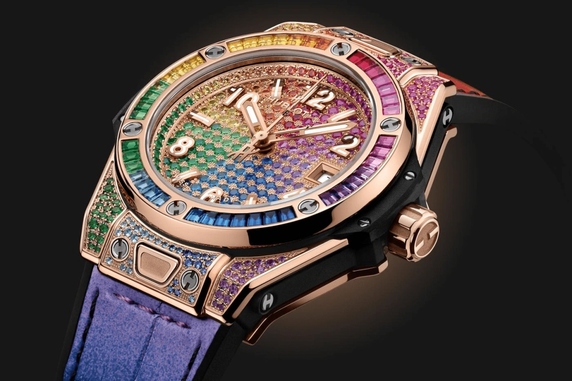 Hublot,Big Bang 33mm,33mm,Sapphire,KING GOLD,Crystal,Multi-Color,Automatic,40hours,In-house Caliber,485,485.OX.9900.LR.0999