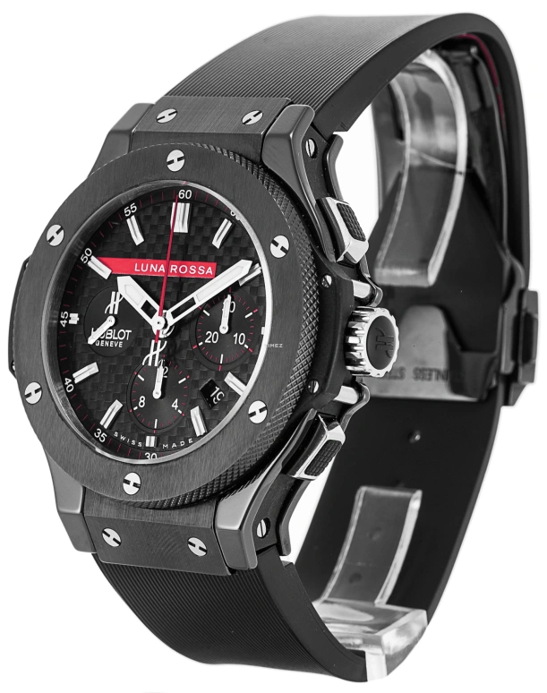 Hublot,Big Bang 45mm,45mm,Ceramic,Black,Automatic,Chronograph,Day,301,301.CM.131.RX.LUN06