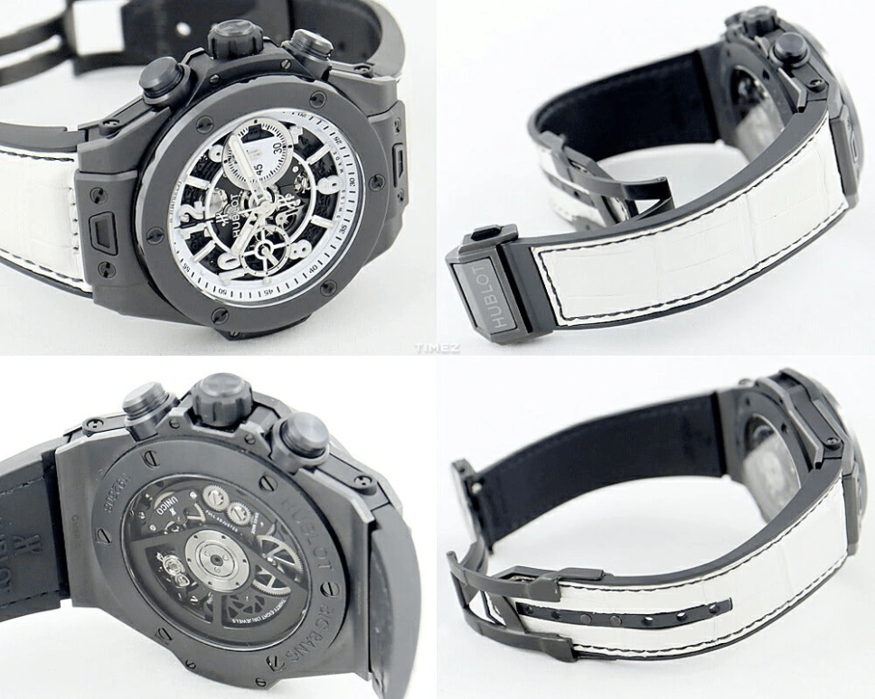 Hublot,Big Bang 45mm,45mm,Ceramic,White,Skeleton,Automatic,Chronograph,Day,Flyback,411,411.CI.2010.LR.JPN16