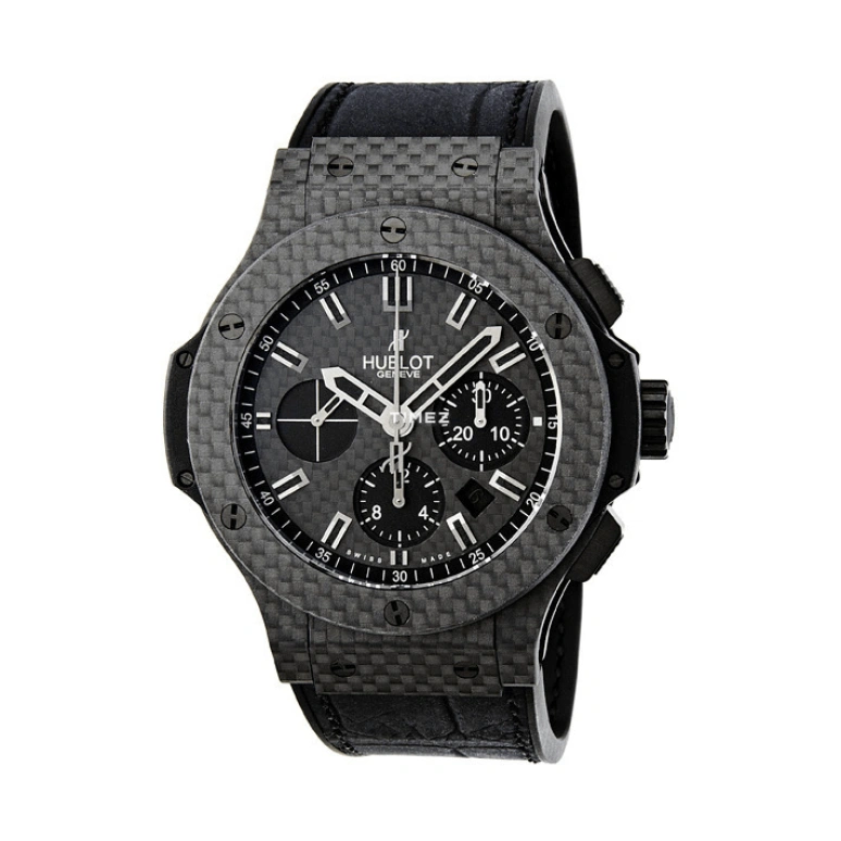 Hublot,Big Bang 44mm,44mm,Carbon,Black,Automatic,Chronograph,Day,301,301.QX.1740.GR