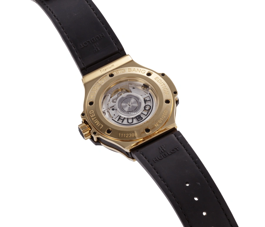Hublot,Big Bang 41mm,41mm,Yellow Gold,Black,Gold,Automatic,42hours,In-house Caliber,343,343.VX.6580.NR.BSK16